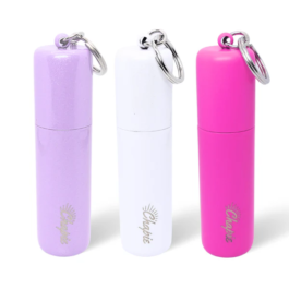 Chapie | OG | Vacuum Insulated Lip Balm Keychain Holder 3-Pack (Bubble Gum)
